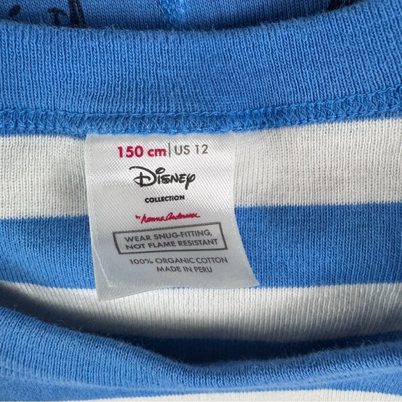 Hanna Andersson Disney Eeyore Long Sleeve Pants Organic Cotton PJs Size 12 - Picture 3 of 10